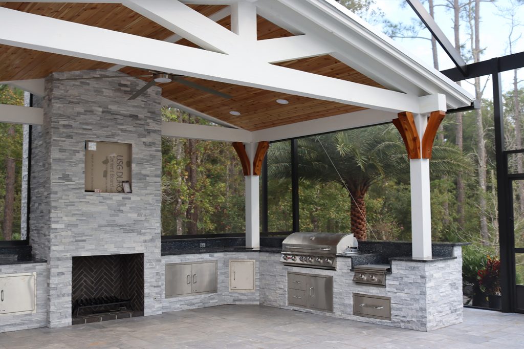 Outdoor kitchen project